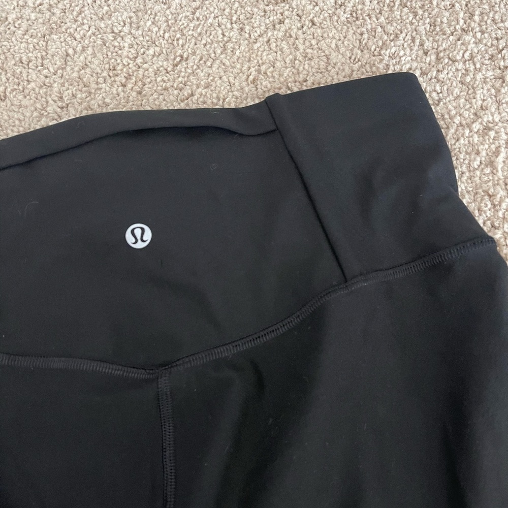 Black high waisted lulu leggings